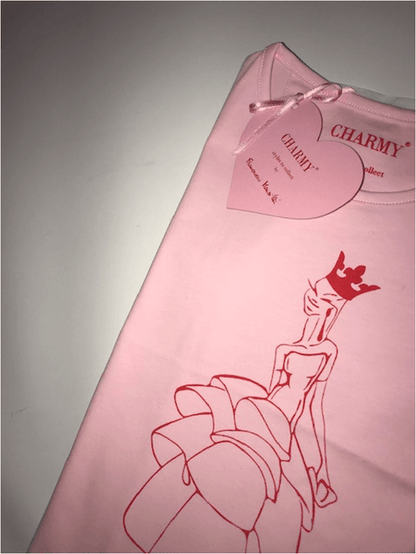 PINK T-shirt Infantil - charmystyles