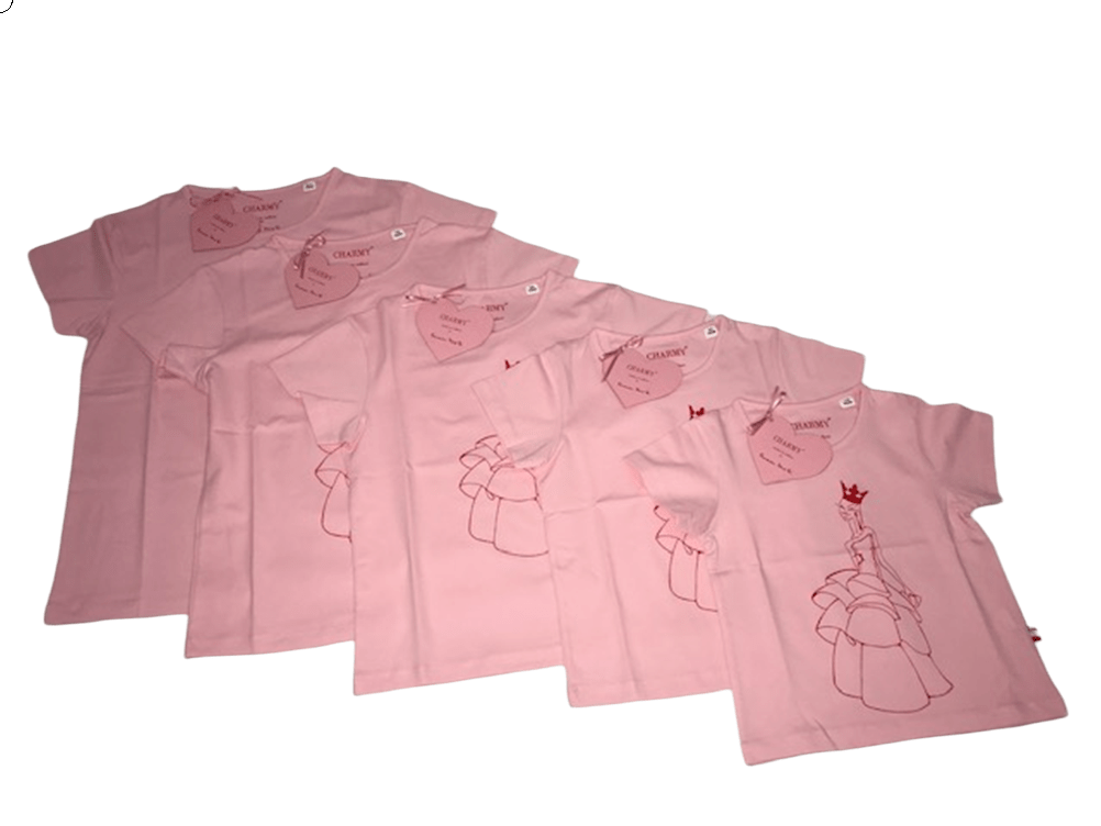 PINK T-shirt Infantil - charmystyles