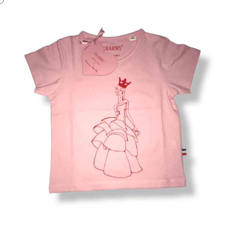 PINK T-shirt Infantil - charmystyles